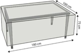 Boni-shop - Schutzhülle transparent rechteckiger Tisch,ca. 180 x 100 x 75