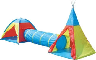 Abenteuerzelt-Set mit Tunnel