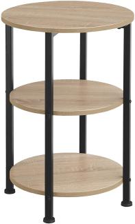 Beistelltisch Colchester 40x61 cm - Industrial Holz hell, Eiche Sonoma