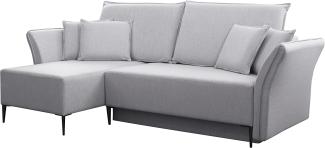 Ecksofa Mokoli (Farbe: Terra 6, Füße: Schwarz)