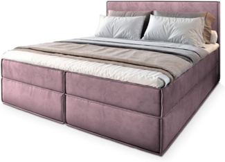 Masseno Boxbett PELLIO 160x200 cm mit Bonell Matratze und Topper