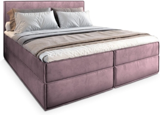 Masseno Boxbett PELLIO 160x200 cm mit Bonell Matratze und Topper