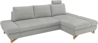 Ecksofa Skalm in grau 284 cm
