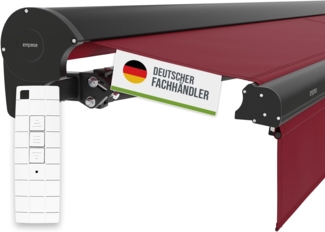 empasa Kassettenmarkise "EXPERT" Markise - Kassettenmarkise inkl. ausfahrbarem Volant
