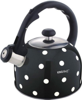 Kinghoff Kinghoff Polka-Dot emaillierter Wasserkocher 2,6l KH1051