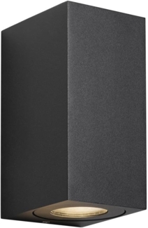Wandaußenleuchte up down schwarz Nordlux Canto Kubi Maxi 2 2x GU10