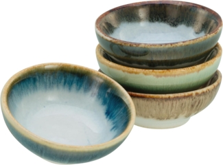 CreaTable Cascade 21725 Dip-Schalen Set, 4-teilig Bunt