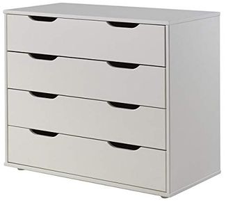 Vipack Kommode mit 4 Schubladen weiß