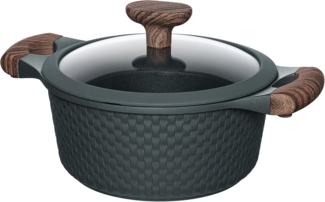 RESTO Kitchenware Bratentopf Ran, Kochtopf antihaftbeschichtet und spülmaschinenfest, Aluminiumguss (2-tlg), Geeignet für alle Herdarten, auch Induktion, im Geschenkkarton