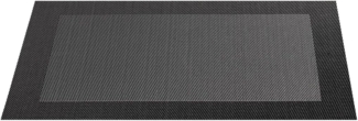 ASA Selection 78055076 Weboptik Tischset, 46 x 33 cm, Polychlorid, anthrazit