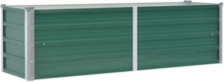 vidaXL Garten-Hochbeet Verzinkter Stahl 160 x 40 x 45 cm Grün 44851