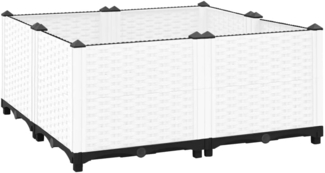 vidaXL Hochbeet 80 x 80 x 38 cm Polypropylen 153318