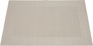 ASA Selection Pvc Tischset bronze mit gewebtem Rand 46x33 cm