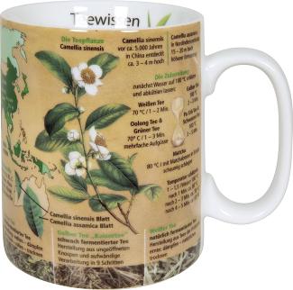 Könitz Wissensbecher Teewissen, Kaffeebecher, Tasse, Becher, Porzellan, 490 ml, 11 1 330 2638