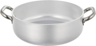 Töpfe Agnelli Casserole Zylindrische, Nieder, Radiant, Aluminium, Dicke 5 mm, Silber, 5,6 Liter