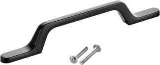 SO-TECH® Möbelgriff Bügelgriff Blackline IV schwarz matt - inkl. Schrauben (1-St), Schubladengriff Schrankgriff Bohrlochabstand (BA) 96 mm