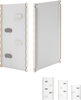 MAMOI® Rutschbrett für Kinder | Rutsche | Babyrutsche Indoor Scandi Design | Rutschbrett Sprossenwand | Festes Yarnwood Kinderbett für Kletterwand | CE | 100% ECO | Made in EU