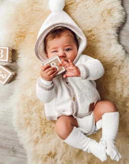 Baby Lammfell waschbar ökologische Gerbung, Größe: 80-90