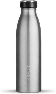 720°DGREE Trinkflasche milkyBottle Trinkflasche Edelstahl 500ml, 750ml, 1 liter, Isolierflasche Edelstahl Doppelwandig, perfekt für den Rucksack