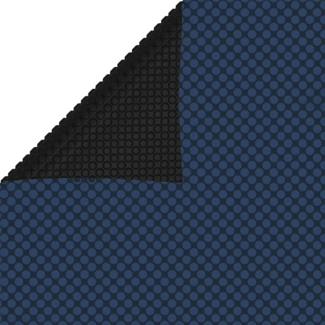 vidaXL Treibende Pool-Solarplane PE 1000x600 cm Schwarz und Blau 92993