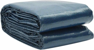 vidaXL Treibende Pool-Solarplane PE 1000x600 cm Schwarz und Blau 92993
