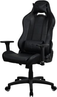 Arozzi Torretta Premium SoftSPU™ Ergonomischer Gaming- und Bürostuhl mit fortschrittlichem Sitzmechanismus, 3D-Armlehnen, hohe Rückenlehne, drehbare Neigungswippe, 2 Stützkissen – (Pure Black)