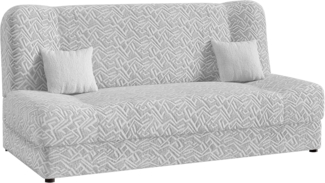 Schlafsofa Jonas Premium mit Bettkasten (Farbe: Sempre 04 + Sempre 04 + Trenza 04)