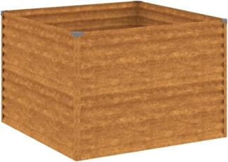 vidaXL Hochbeet 100x100x69 cm Cortenstahl 152002