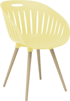 Topstar T2023 OUTDOOR (2er-Set) Buche - Eiche gebeizt / Schale gelb