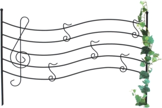 Steckzaun Melody Rankhilfe Rankgitter aus Metall H-56cm B-80cm Kletterhilfe Zaun