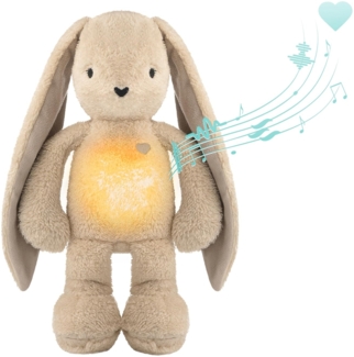 MyHummy Beruhigendes Kaninchen, Geräusche und Melodien, Nachtlicht, 2 Farben, Beige