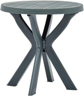 vidaXL Bistrotisch, Kunststoff grün, Ø 70 x H 72 cm