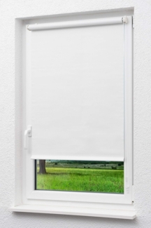 Verdunklungsrollo Mini Rollo abdunkelnd Reinweiß, LYSEL®, abdunkelnd, HxB 190x123cm