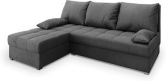 Masseno Ecksofa RITA mit Schlaffunktion L-Form, Sofa mit Bettkasten