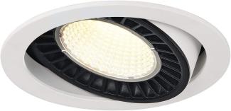 SLV No. 1003306 SUPROS Indoor LED Deckeneinbauleuchte weiß rund 4000K 60° CRI90 3520lm