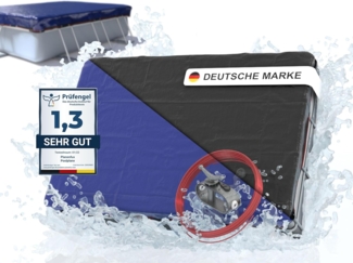 Planenfux® Pool-Abdeckplane Poolplanen rechteckig PE Material - Blau (PARENT), 280-320 x 180-220 cm Pool Abdeckung aus starkem 200g/m² PE Material