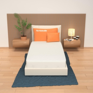 Matratze 90x200 cm, Höhe 21 cm - Einzelbett, aus Waterfoam, Aloe Vera Beschichtung , Unverformbare, Antiallergisch und Milbendicht. Modell: Plus H21