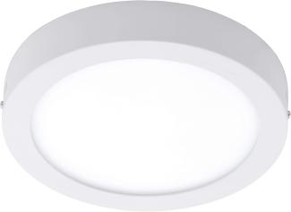 Eglo 96491 LED Outdoor Wand-/Deckenleuchte ARGOLIS weiß Ø22,5cm H:3,5cm IP44