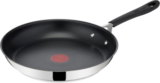 Jamie Oliver by Tefal Home Cook Bratpfanne aus Edelstahl, antihaftbeschichtet, 28 cm, E3030634