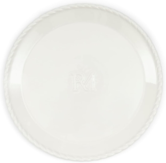 Rivièra Maison Frühstücksteller Frühstücksteller Elegant Twist Dinner Plate Weiß