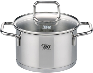 Elo Kochtopf Fleischtopf CITRIN, Ø 20 cm, mit Glasdeckel, Edelstahl