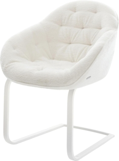 Freischwinger Gaio-Flex Bouclé Soft Beige Freischwinger flach Weiß