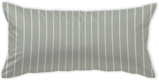 Curt Bauer Mako-Brokat-Damast Bettwäsche Belluno|Kissenbezug einzeln 40x40 cm| salbei