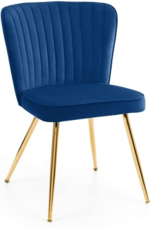 Julian Bowen Cannes Esszimmerstuhl, 2 Stück, blau