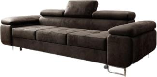 Luxusbetten24 Schlafsofa Designer Sofa Siera, mit Schlaffunktion