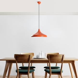 Kronleuchter, 'Eysan', 116 x 35 x 35, Orange