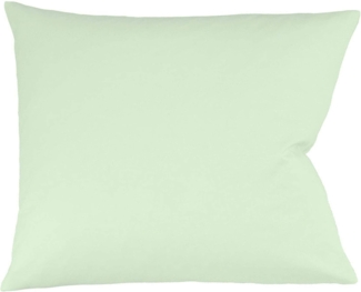 Fleuresse Interlock-Jersey-Kissenbezug uni colours pastellgrün 7059 Größe 35 x 40 cm