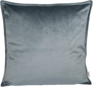 Kissenhülle ca. 50x50 cm stein-grau beties "Samt&Sonders"