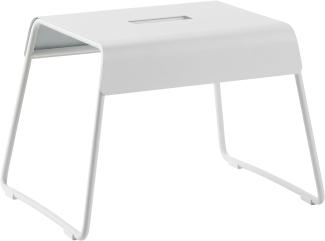 Zone Denmark Schemel A-Stool, Hocker, Trithocker, Fußbank, Metall, Soft Grey, H 27. 5 cm, 331967