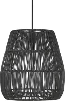 PR Home 7038-2503 Saigon Outdoor Pendelleuchte Polyrattan schwarz 38cm